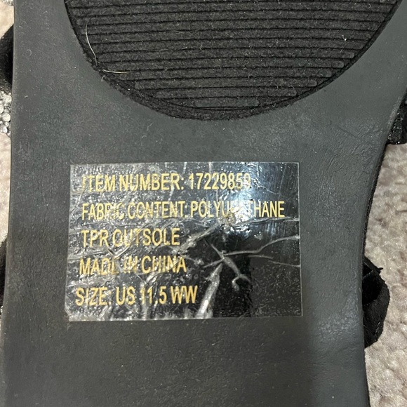 Torrid Sparkly Wide Width Slip-on Sandals - Picture 5 of 5